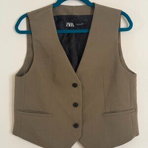 Zara Tailored 3-Button Vest